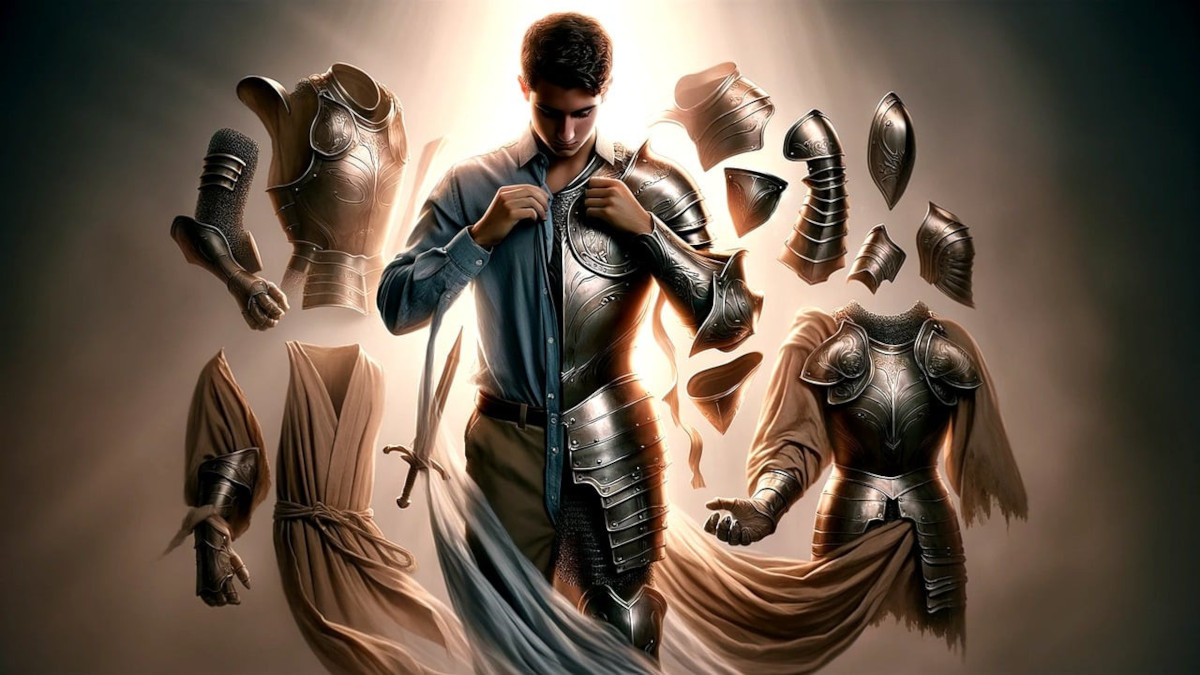picture representing spirituality for beginners putting on the armor of God